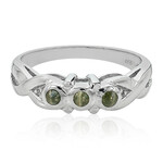 Anello in argento con Alessandrite Occhio di Gatto