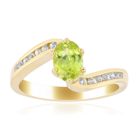 Anillo en oro con Esfena de Capelinha