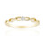 Gouden ring met een Diamant SI1 (G) (Annette)