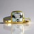 Anello in oro con Acquamarina della Nigeria (Mark Kaufman)