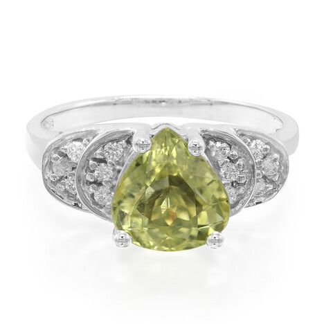 Anello in oro con Tormalina Cuprian