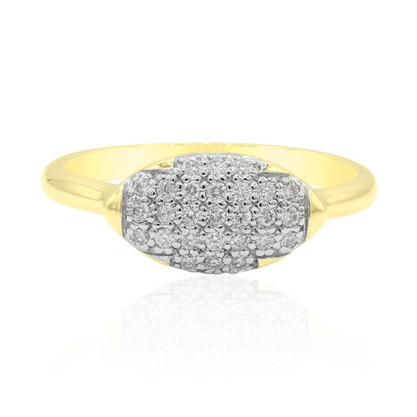 9K SI2 (G) Diamond Gold Ring (Annette)