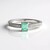 Anello in argento con Smeraldo Color Paraiba
