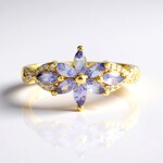 Anello in argento con Tanzanite
