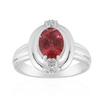 Bague en argent et Tourmaline rose du Brésil  (Remy Rotenier)