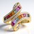 Anello in oro con Zaffiro Fancy (CIRARI)