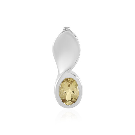 Gelber Beryll-Silberanhänger