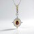 Collana in argento con Granato Malawi (Dallas Prince Designs)