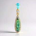 Ciondolo in argento con Indicolite (Adela Silber)
