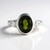Anello in argento con Vesuvianite