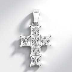 Ciondolo in argento con Danburite