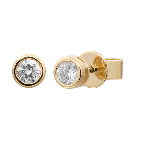 Pendientes en oro con Diamante SI2 (H) (CIRARI)