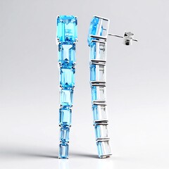 Orecchini in argento con Topazio Marambaia (de Melo Essence)