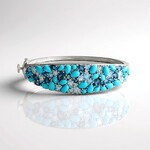 Bracciale in argento con Turchese Sleeping Beauty (Faszination Türkis)