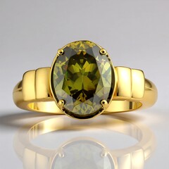 Anello in oro con Sfalerite Bulgara