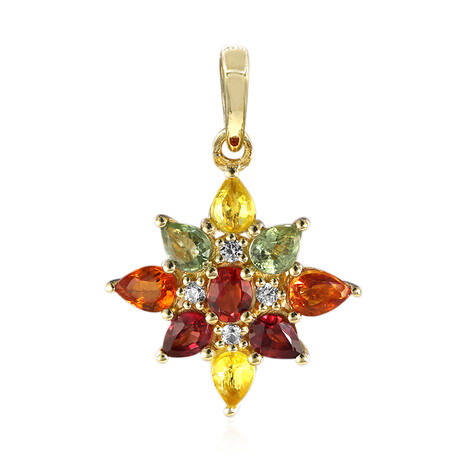 Pendentif en argent et Saphir