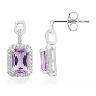 Amethyst-Silberohrringe