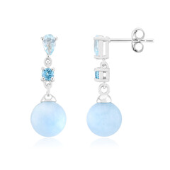 Orecchini in argento con Quarzo Azzurro