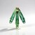 Pendentif en or et Tourmaline verte du Brésil (de Melo Gold)