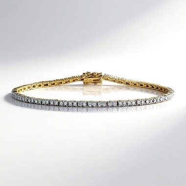Bracelet en or et Diamant SI1 (G) (Annette)