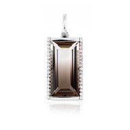 Pendentif en argent et Quartz multicolore