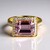 Anello in oro con Diasporo Rosa (AMAYANI)