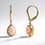 Boucles d'oreilles en or et Opale rose (CIRARI)