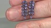 Boucles d'oreilles en argent et Tanzanite (Gems en Vogue)