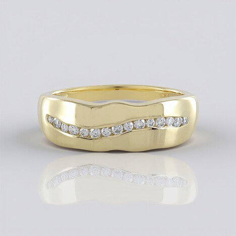 Anello in oro con Diamante Flawless (F) (LUCENT DIAMONDS)