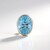 Ciondolo in argento con Topazio Blu Cielo (MONOSONO COLLECTION)