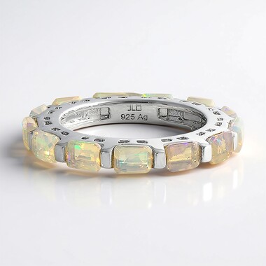 Welo Opal Silver Ring
