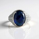 Anello in argento con Opale Mezezo (Adela Silber)