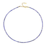 Collana in argento con Tanzanite