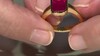 Zilveren ring met een Bemainty robijn