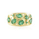 Bague en argent et Emeraude de Zambie