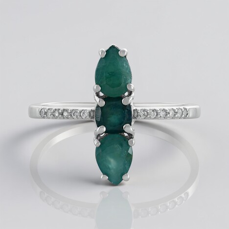 Anello in argento con Grandidierite