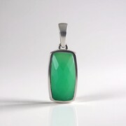 Chrysopras-Silberanhänger (KM by Juwelo)