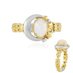 Zilveren ring met een Welo-opaal (Gems en Vogue)