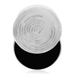 Ciondolo in argento con Onice Nero