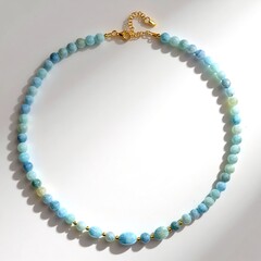 Collana in argento con Acquamarina Brasiliana