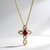 Collana in oro con Rubino Mozambico AAA (CIRARI)