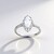 Anello in argento con Topazio Bianco