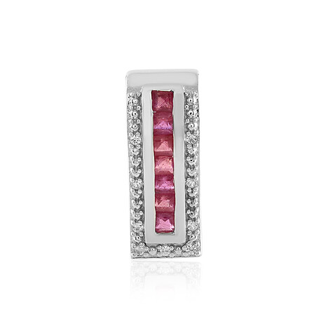 Ciondolo in argento con Rubino del Madagascar