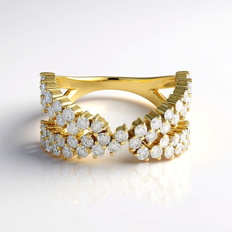 Anello in oro con Diamante I3 (H) (de Melo Gold)