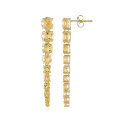 Boucles d'oreilles en argent et Citrine (de Melo)