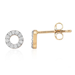 I3 (I) Diamant-Goldohrringe