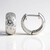 Boucles d'oreilles en argent et Zircon