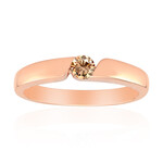 Anillo en oro con Diamante rosa de Francia de Argyle SI1 (Annette)