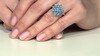 Anillo en plata con Topacio de Marambaia
