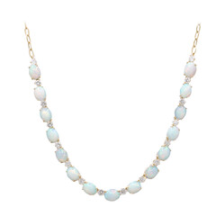Collana in oro con Opale di Welo AAA (CIRARI)